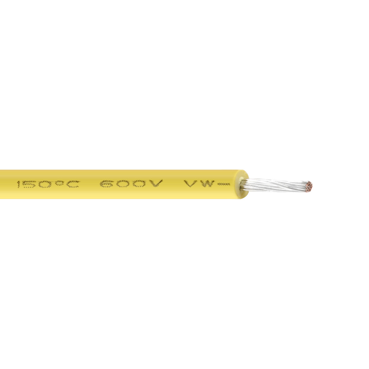 Yellow 20 AWG XLPE Hook Up Wire 1.86-9.90 Mm Diameter 305 Meters Per Roll
