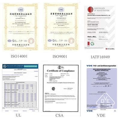 Copper Conductor UL1199 600V 200C PTFE Wires and Cables for Home Appliance Lighting Industrial Power