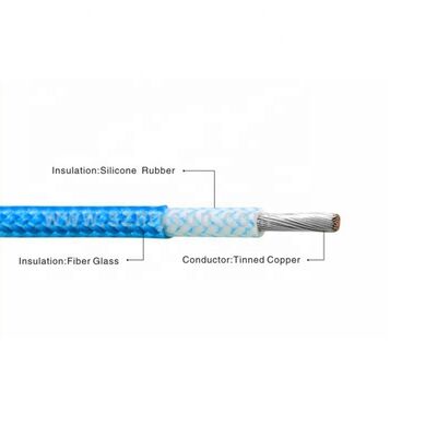 UL3122 สายใยแก้วผสมผสานด้วยความกระชับกําลัง 300V และ 200C ความร้อนสูง