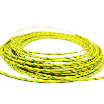 UL3075 10AWG Silicone Fiberglass Braided Wire with 600V Rated Voltage and 200C Temperature Rating for Industrial Heaters