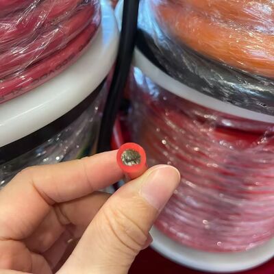 Flexible Battery Cable 200C High Temperature 600V Rated Voltage with Tinned Copper Conductor