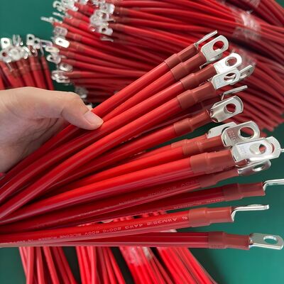 UL Standard แบตเตอรี่เชื่อมต่อเคเบิล อุณหภูมิสูง โลตสูง สายซิลิโคนสําหรับการใช้งานพลังงานใหม่