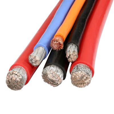 High Temperature Silicone Wire Battery Cable with 200C Rated Temperature 600V Rated Voltage and Tinned Copper Conductor